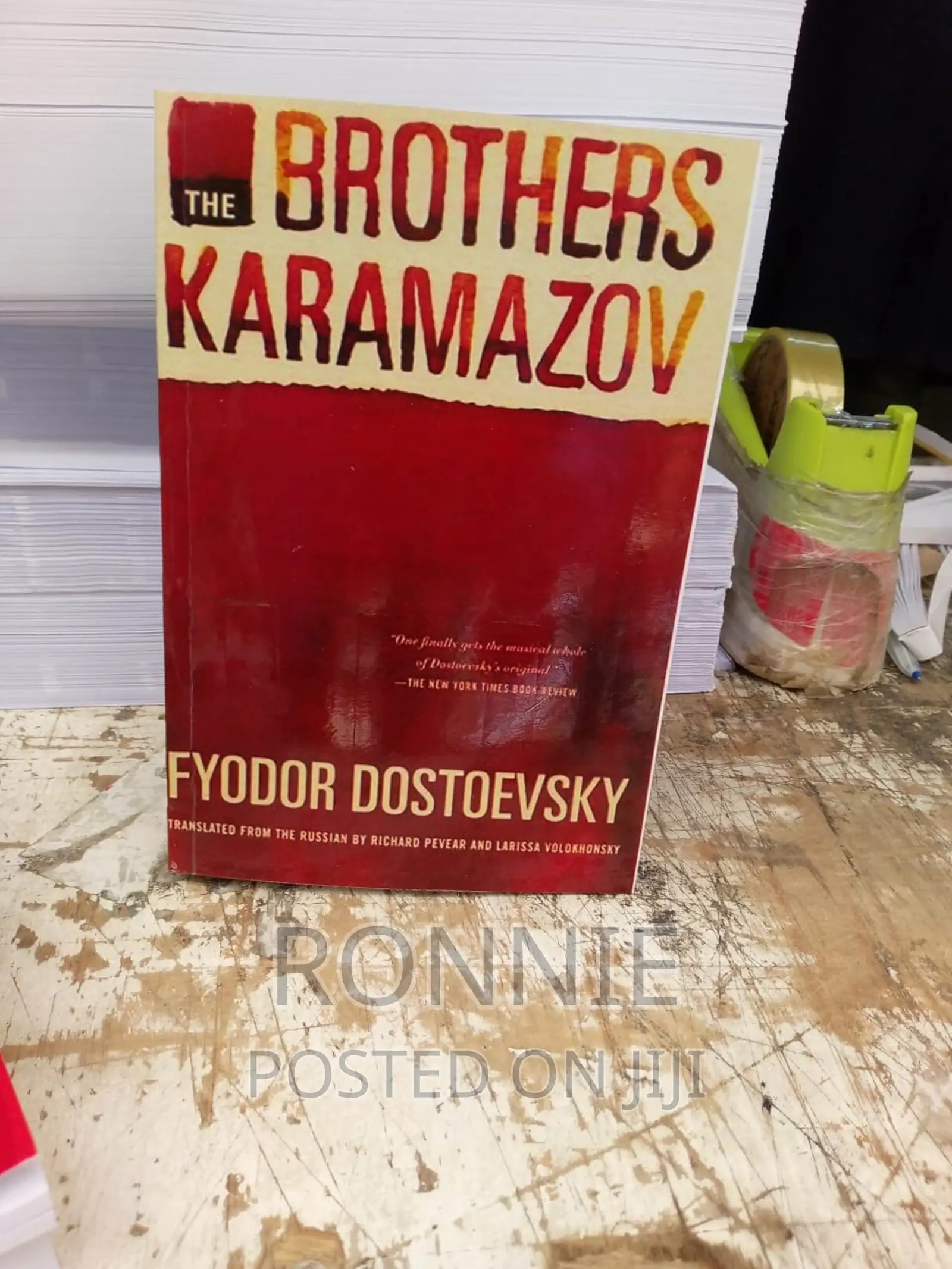 The Brothers Karamazov Novel by Fyodor Dostoevsky