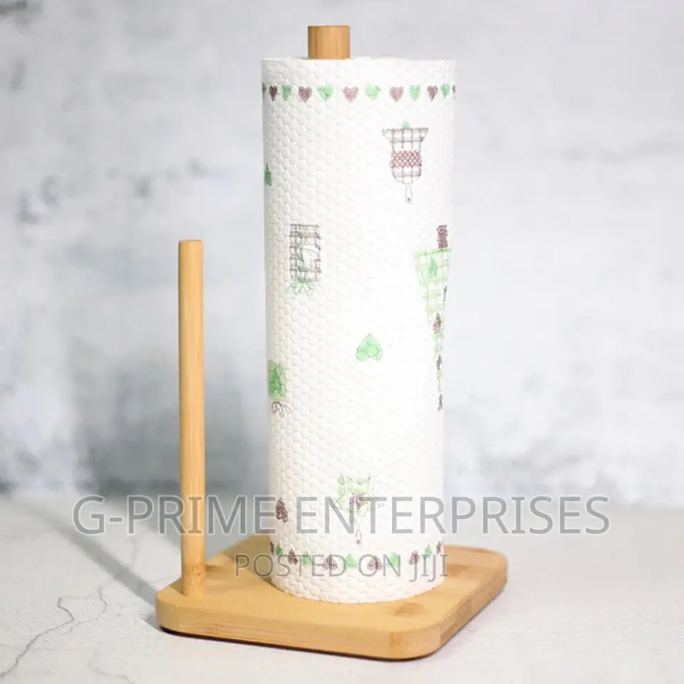 Bamboo Tissue Rack