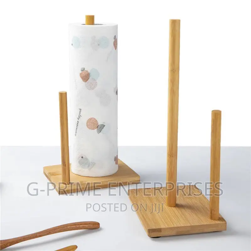 Bamboo Tissue Rack