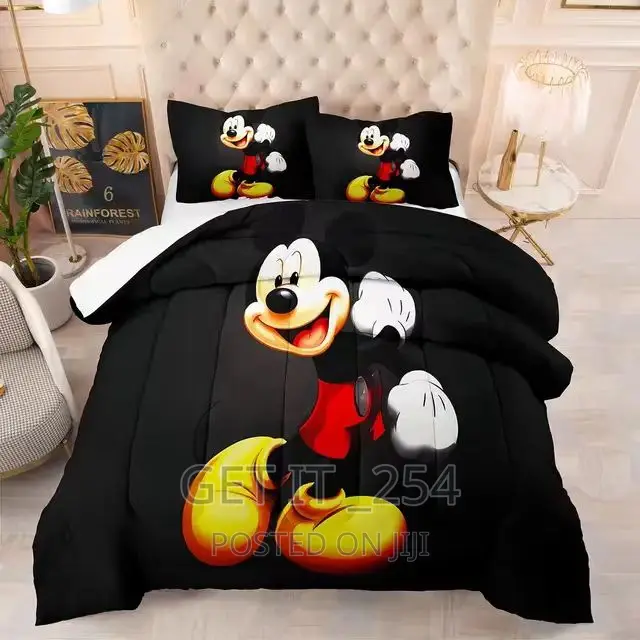3 in 1 Cartoon Themed Kids Duvet Cover Set.
1 Duvet Cover