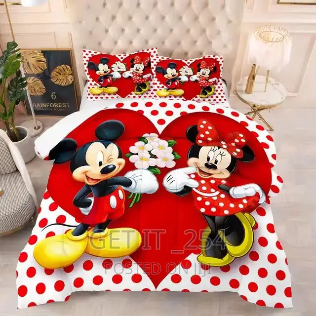 3 in 1 Cartoon Themed Kids Duvet Cover Set.
1 Duvet Cover