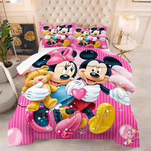3 in 1 Cartoon Themed Kids Duvet Cover Set.
1 Duvet Cover
