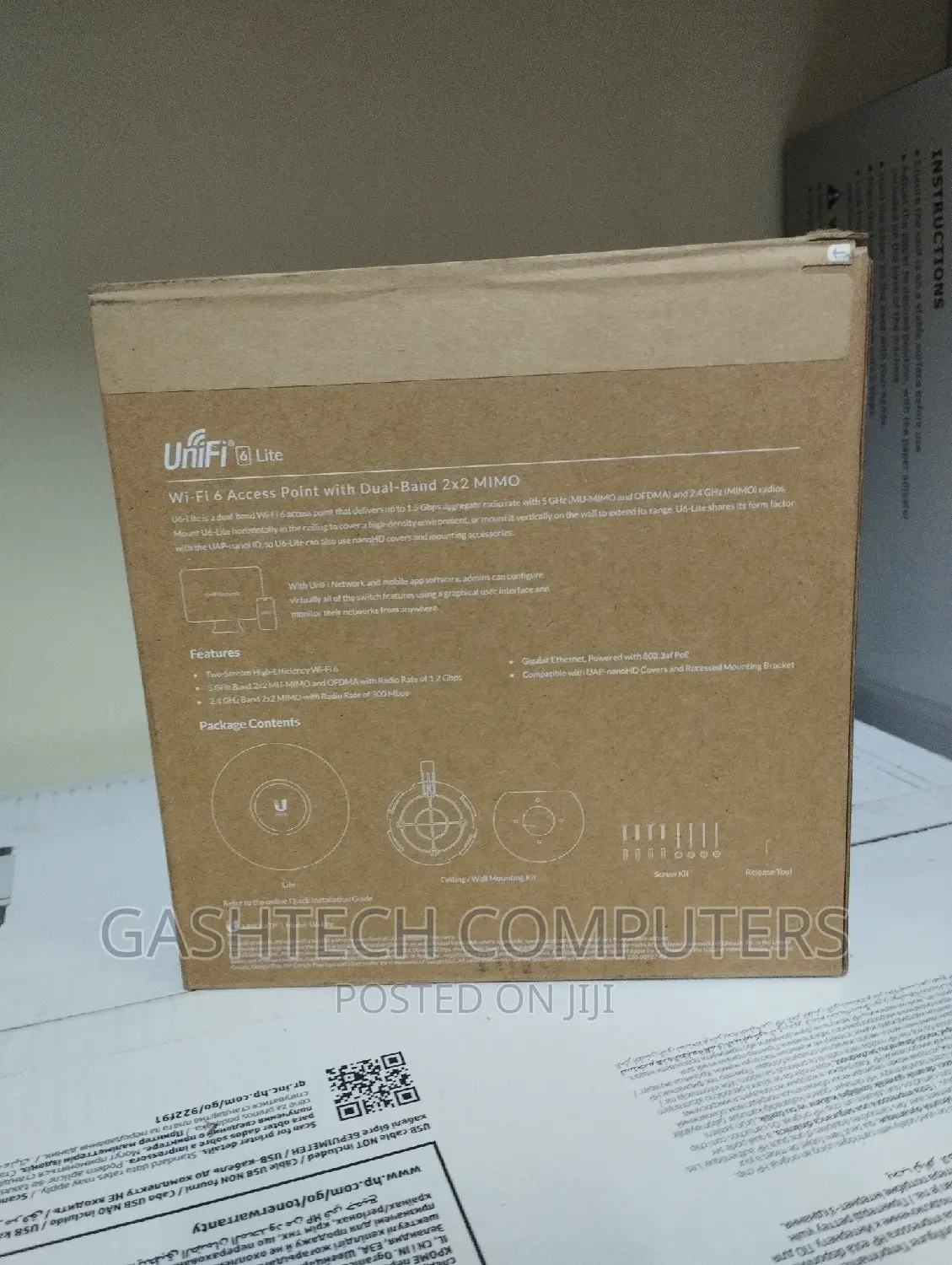 U6-Lite Ubiquiti Unifi 6 Lite Dual Band AX AP U6-Lite