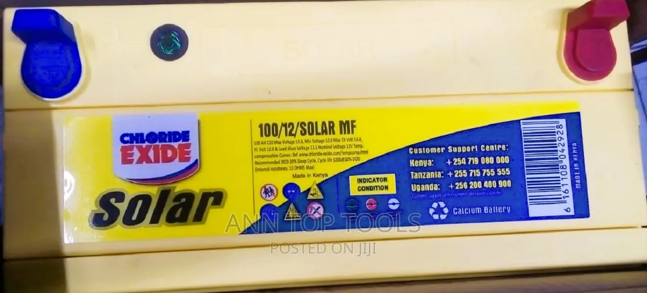 Chloride Exide 100ah Dry Battery