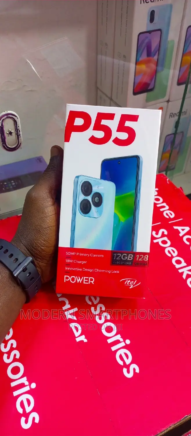 New Itel P55 Plus 128 GB Black