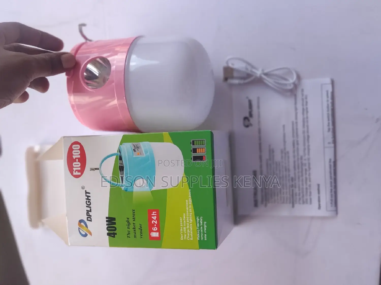 Emergency Light Rechargeable Portable Solar Light With USB