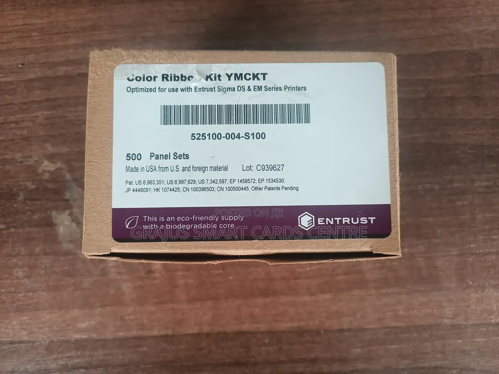 Entrust 525100-004-S100 Ymckt Full Color Ribbon for Sigma