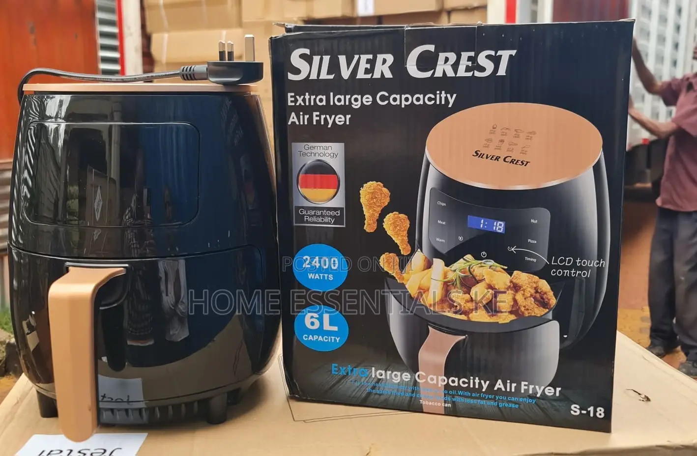 *6litre Silver Crest Digital Air Fryer*