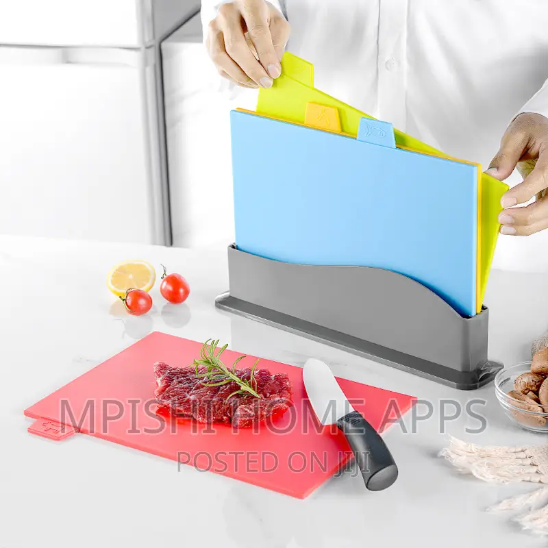 4in1 Chopping Boards Plus Stand