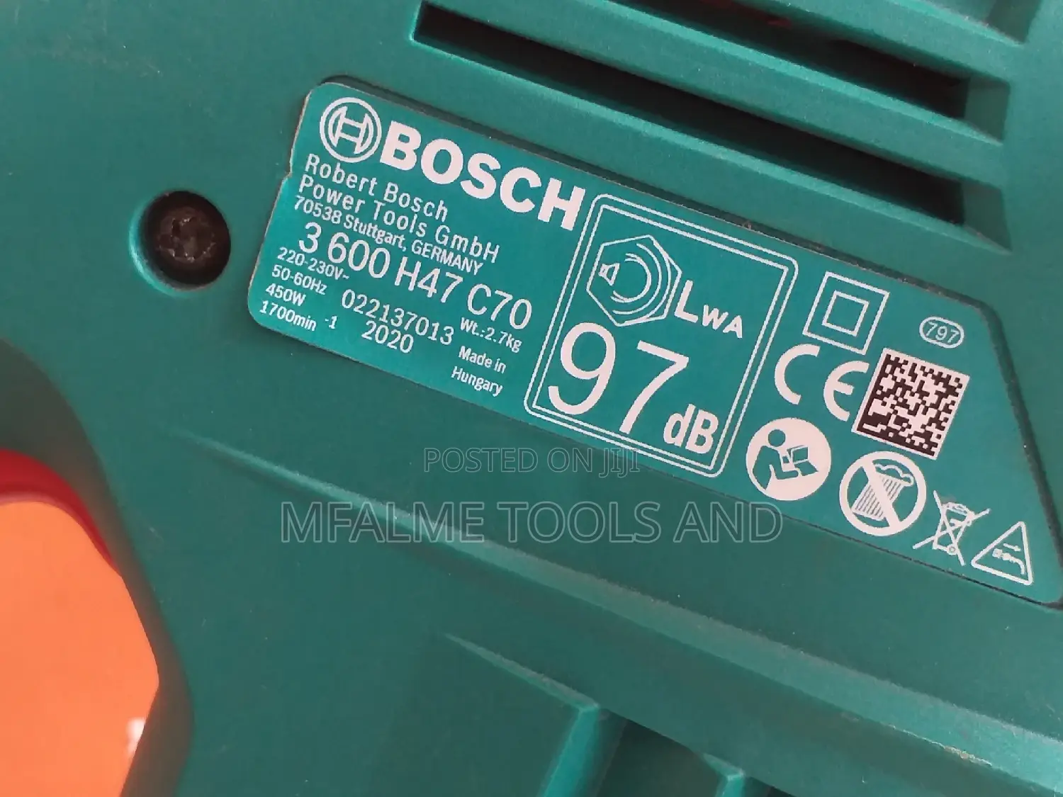 Hedge Trimmer - Bosch 240v 450w Corded Electric Ex-Uk
