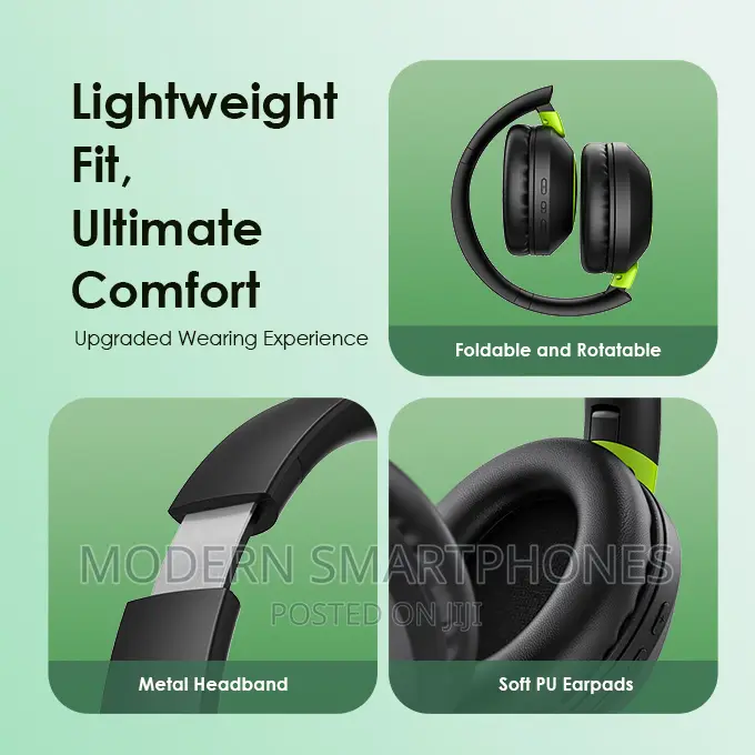 Oraimo Boompop 2 ENC Over-Ear Wireless Headphones