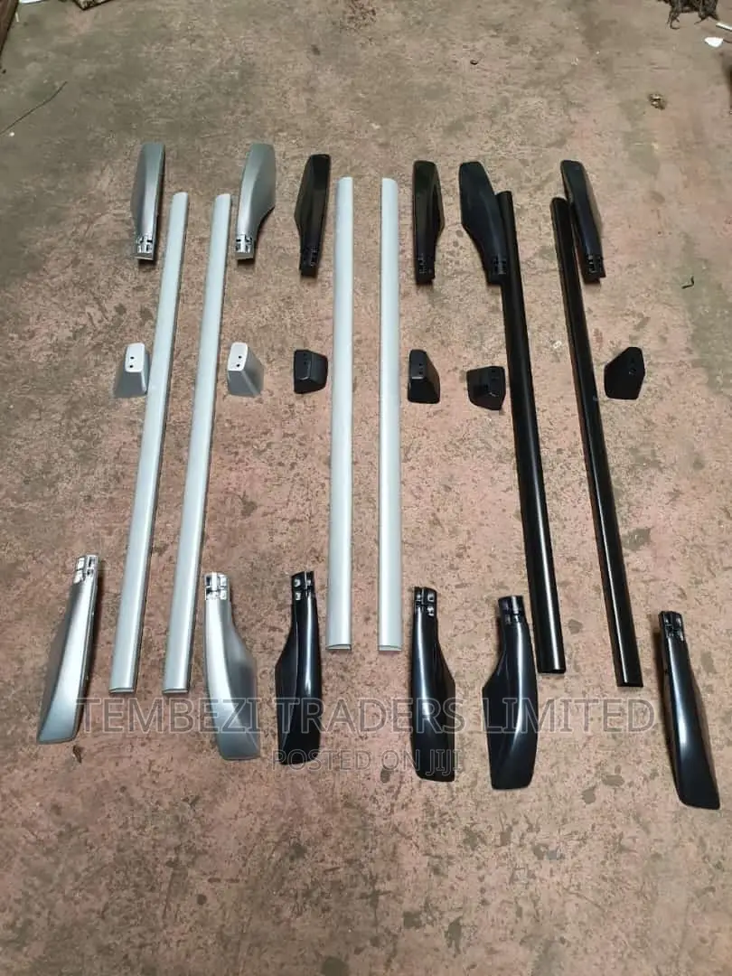 Universal Black and Silver Roof Rails