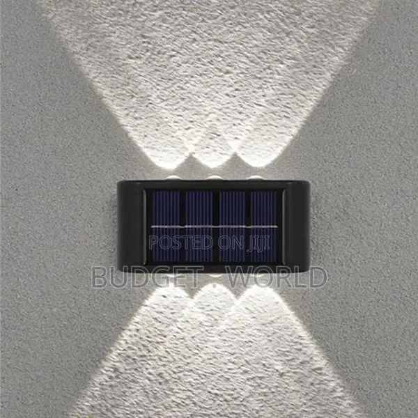 6 LED Stair Fence Lamp Solar Powered for Garden Decoration