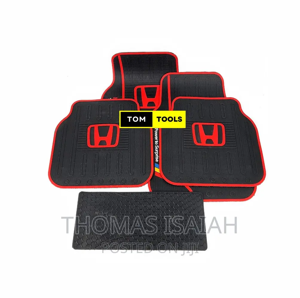 HONDA Branded 5 Piece Heavy Duty Front and Rear Silicone Rub