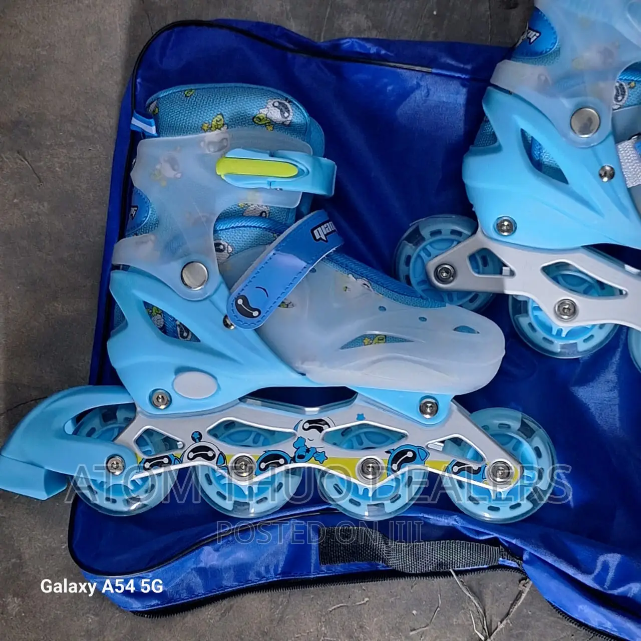 Blue Speed Roller Skates Shoes Size 35-38