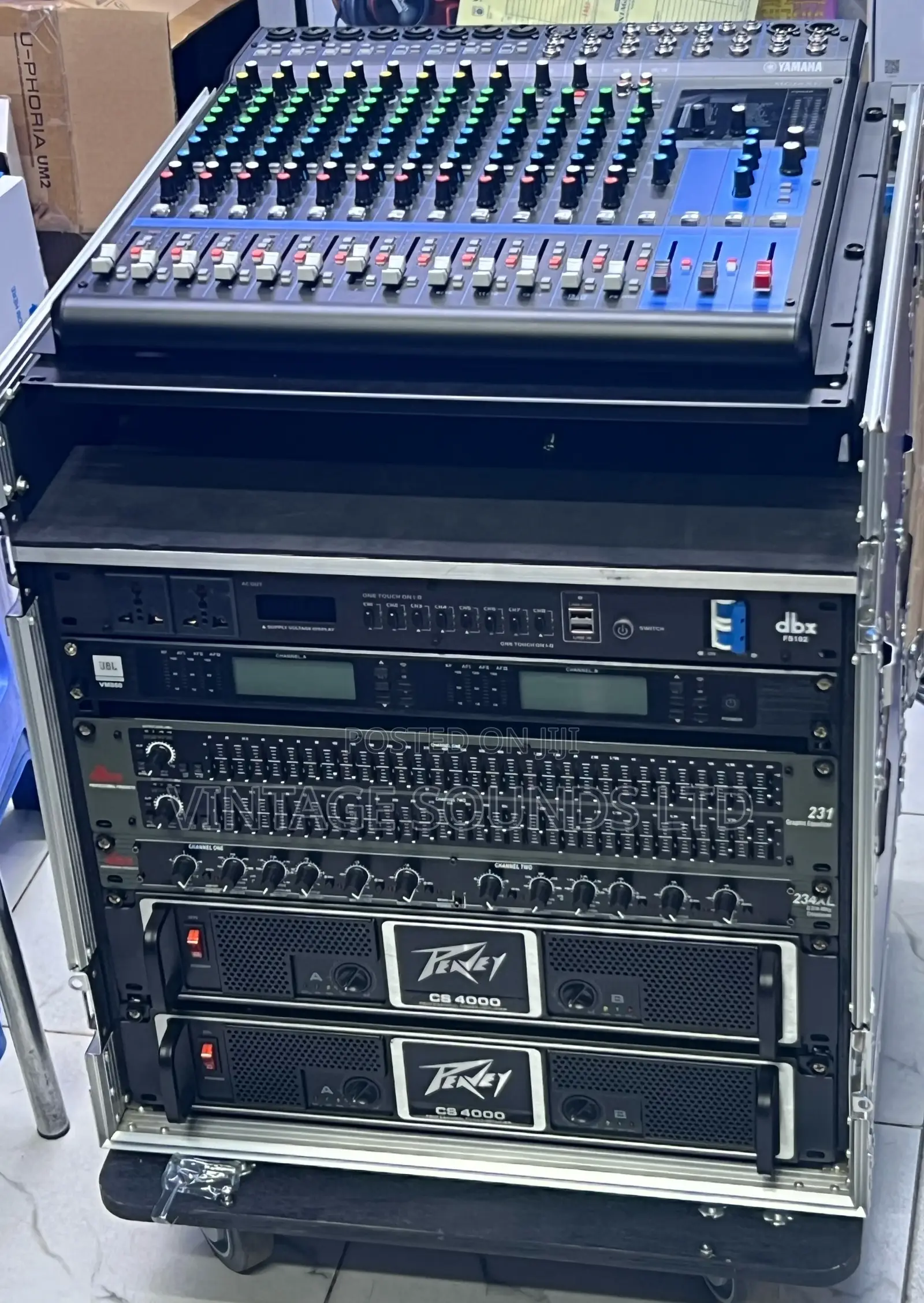 Yamaha Mg16xu With Complete PA Sounds System