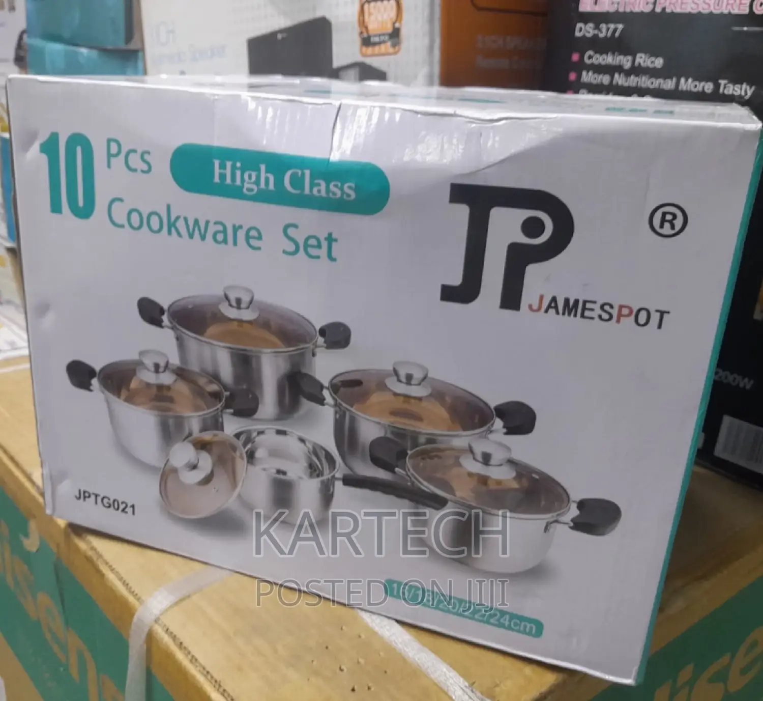 James Pot Cookware Set - 10 Pieces