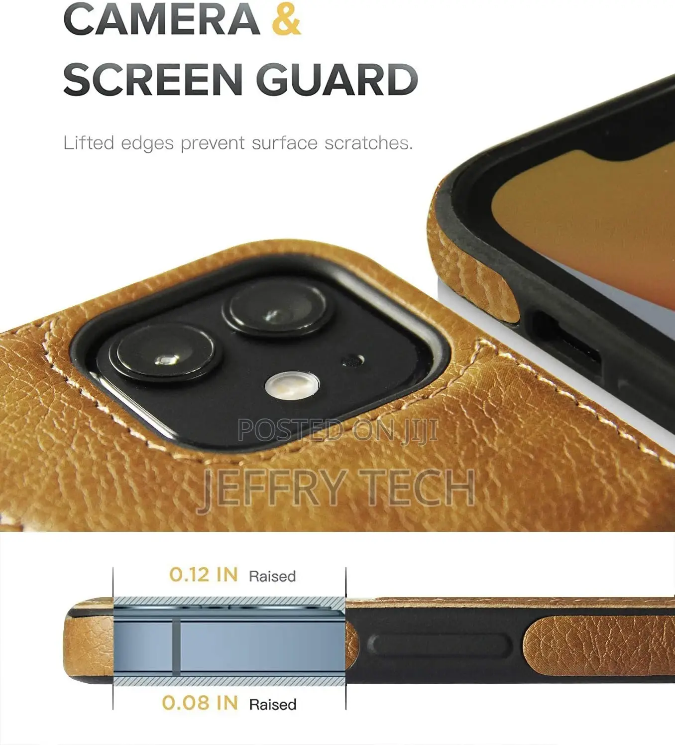Retro Leather Case for iPhone 12 6.1 Inches