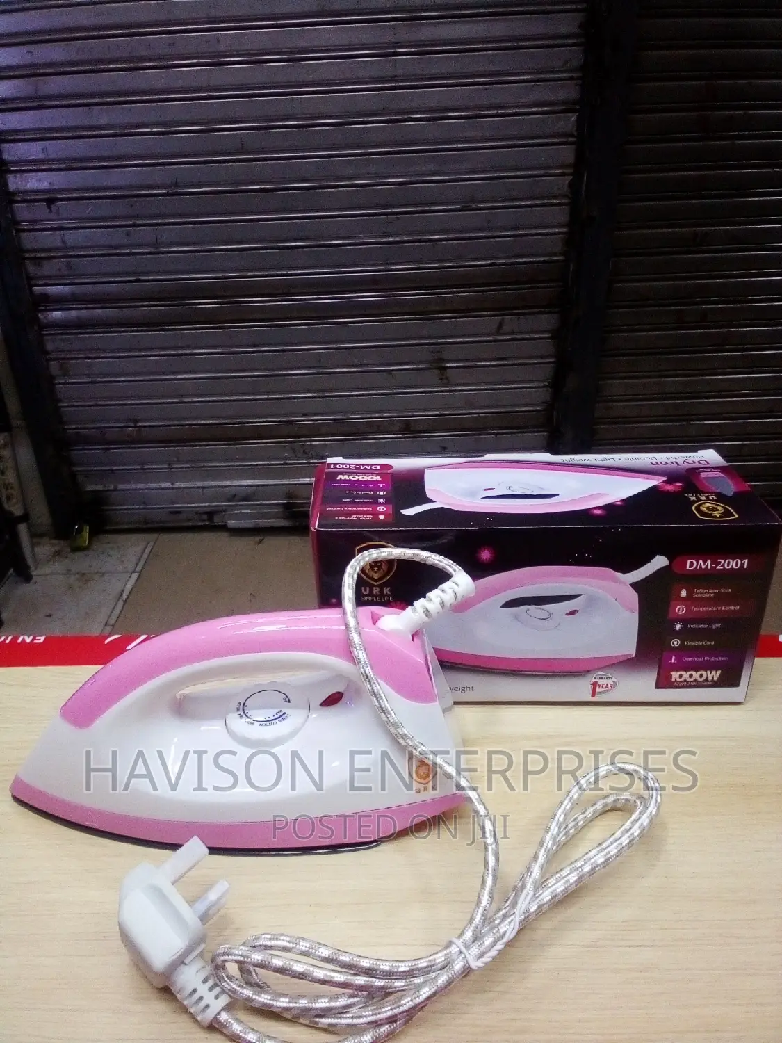 1000W Dry Iron Box
