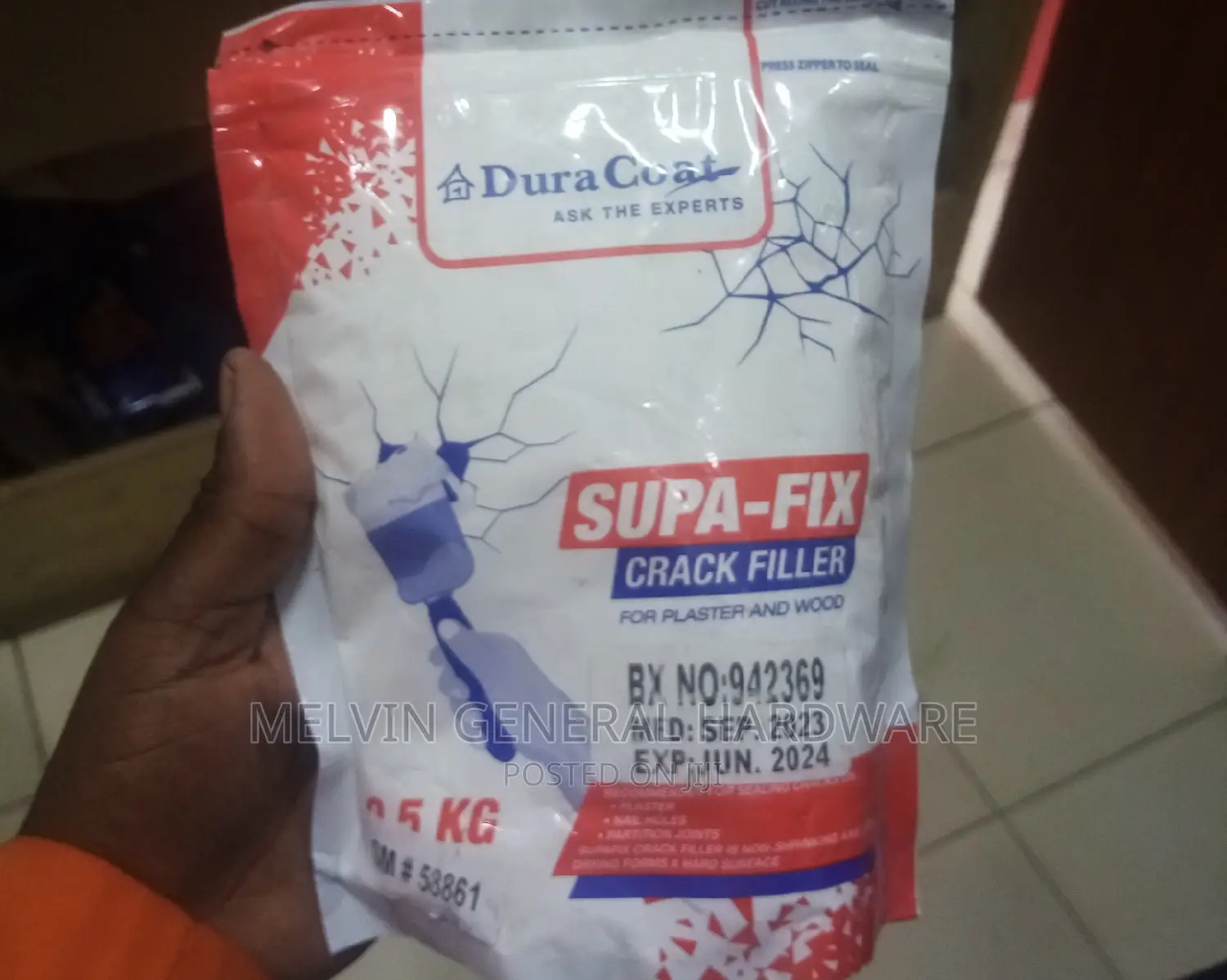 Dura Coat Supa Fix Crack Filler 0.5kg