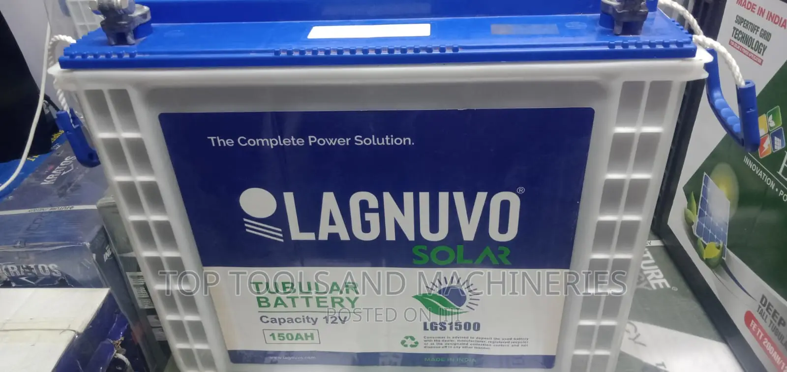 Lagnuvo 12V 150AH Tubular Battery