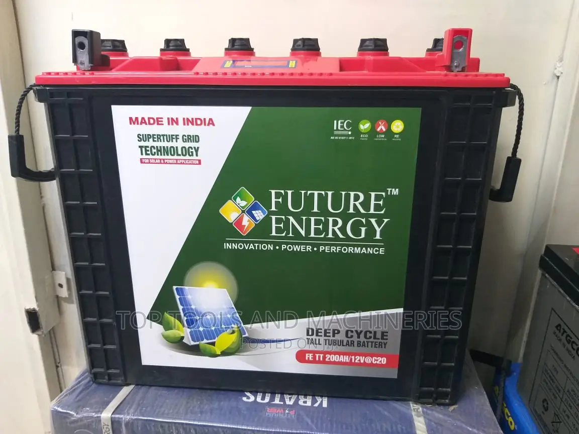 Future Energy 12V 200ah Deep Cycle Tall Tubular Battery