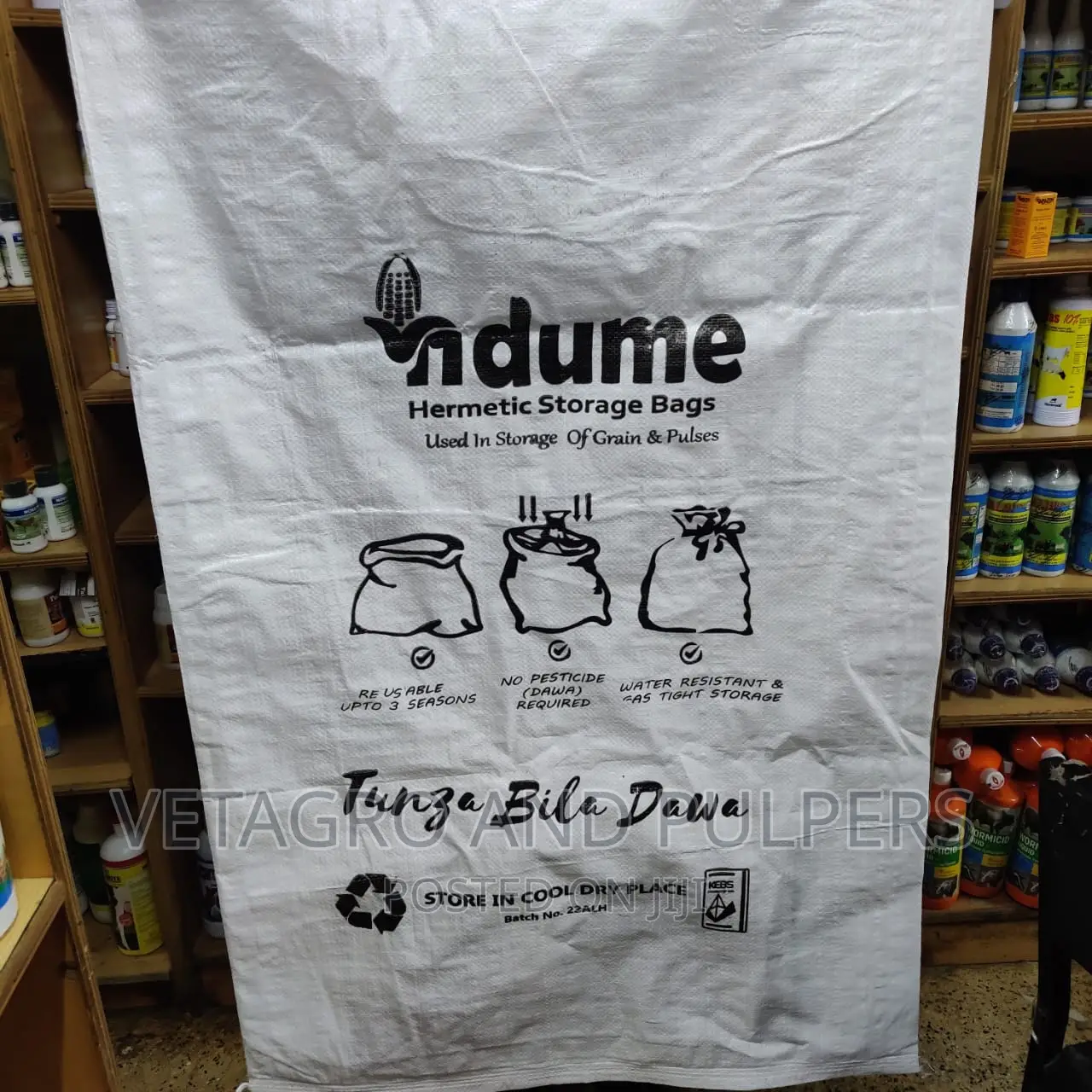Hermetic Bags for Grain Storage