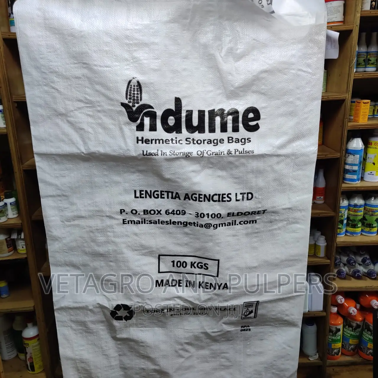 Hermetic Bags for Grain Storage