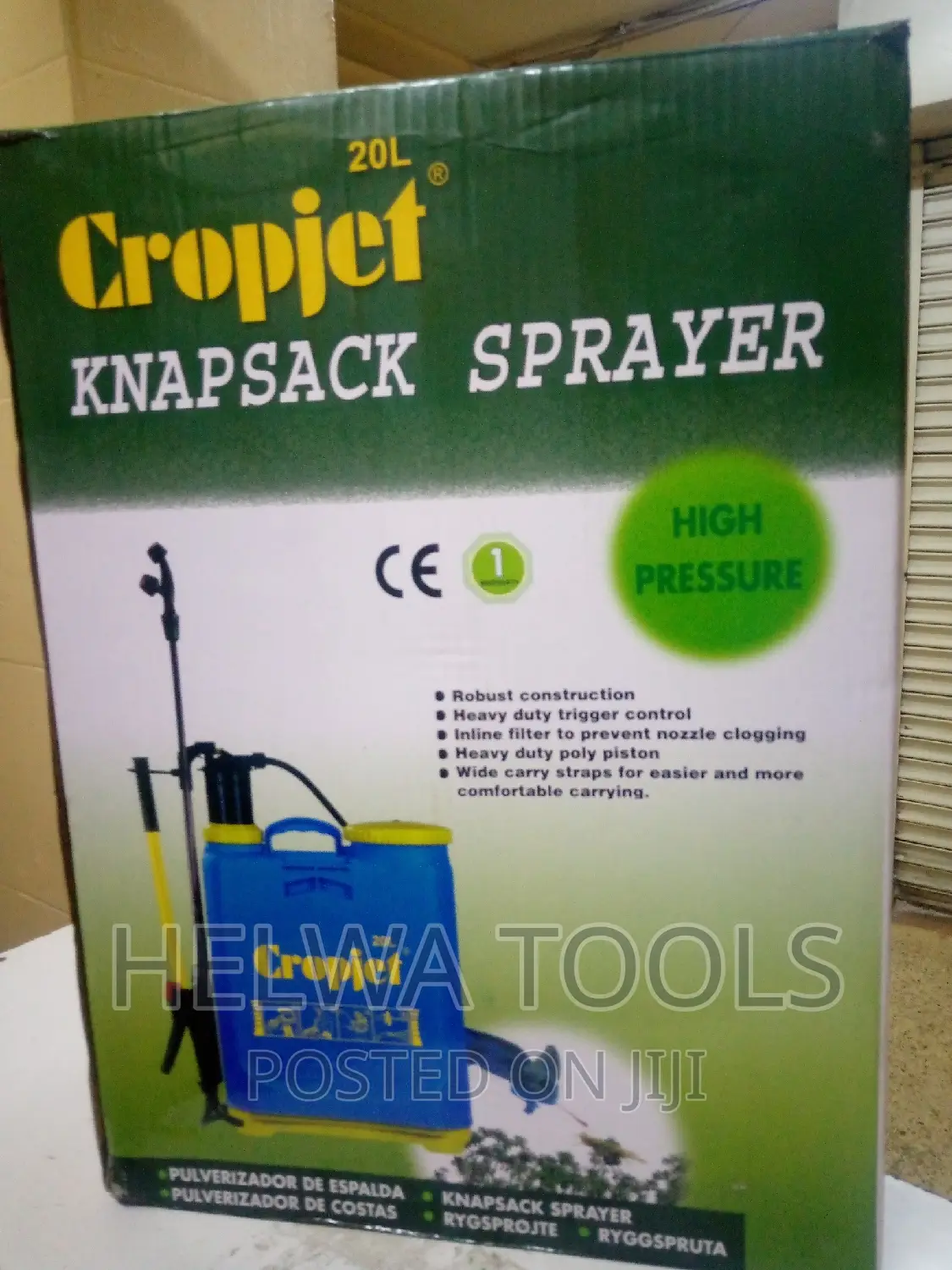 Knapsack Sprayer/High Pressure 20litres