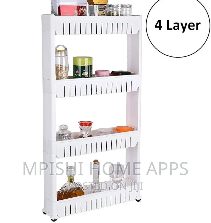 Multi~ Purpose 3 Layer Narrow Rack Trolley