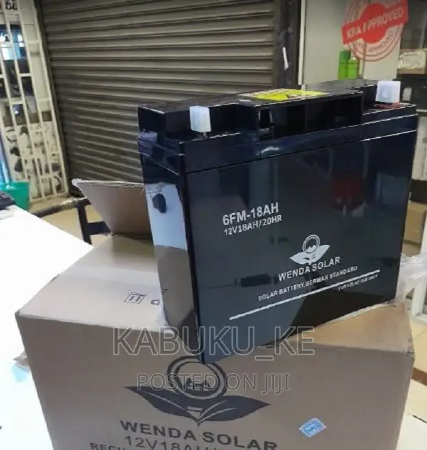Wenda Solar Battery 12v 18AH Maintenance Free 50x30x30 Cm