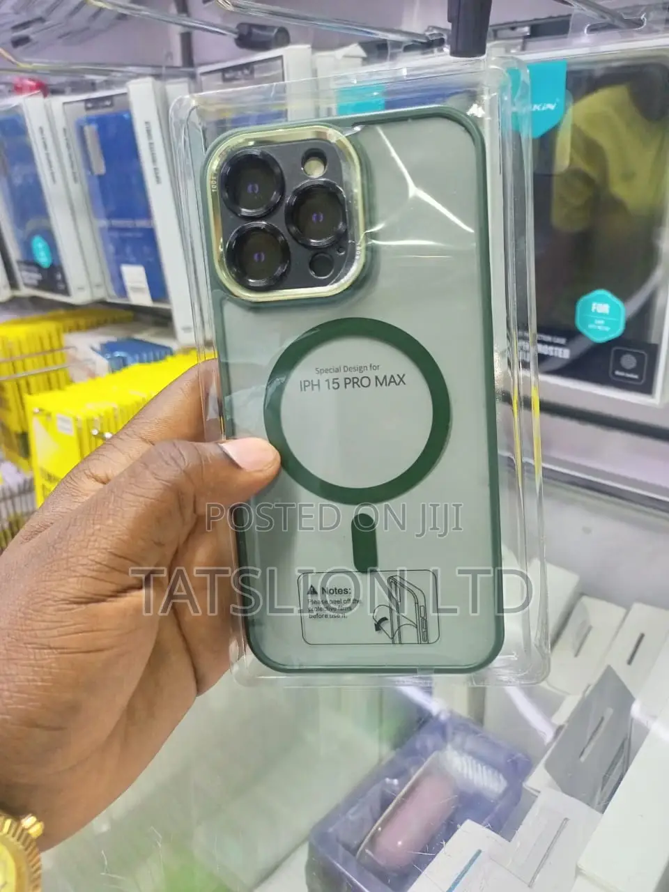 iPhone 15 Plus Wireless Charging Magnetic Transparent Case