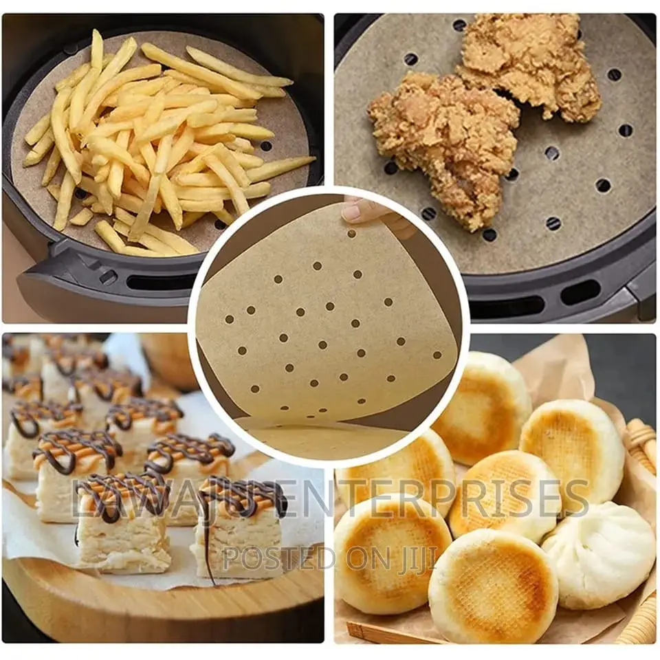 50 PCS Rectangular Air Fryer Paper