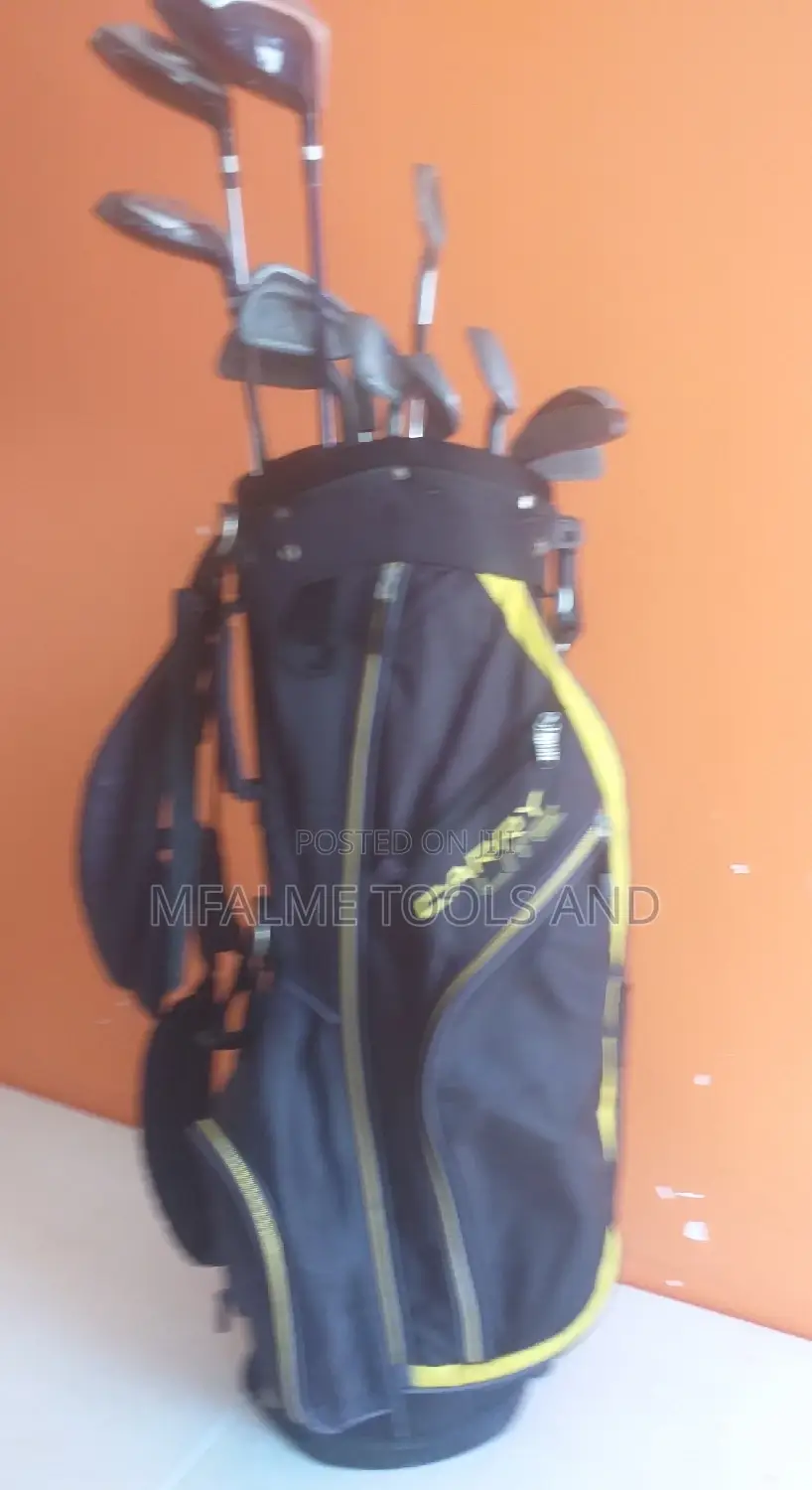 Golf Set Carry Stand Bag 13 Clubs Beginners Mix Match Ex-Uk