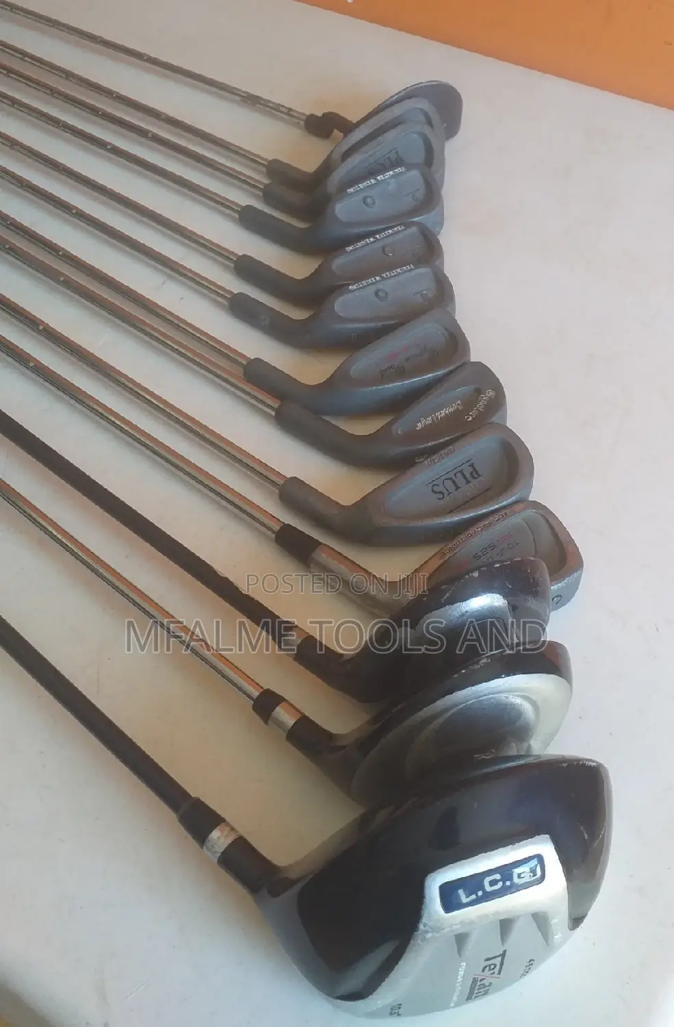 Golf Set Carry Stand Bag 13 Clubs Beginners Mix Match Ex-Uk