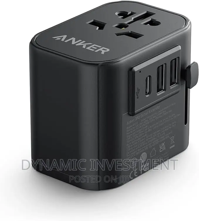 Anker Power Outlet Extender 30W Wall Charger Travel Plug