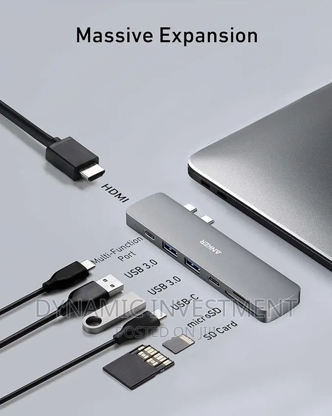 Anker Macbook Power Expand Direct 7-in-2 USB C Hub Adapter