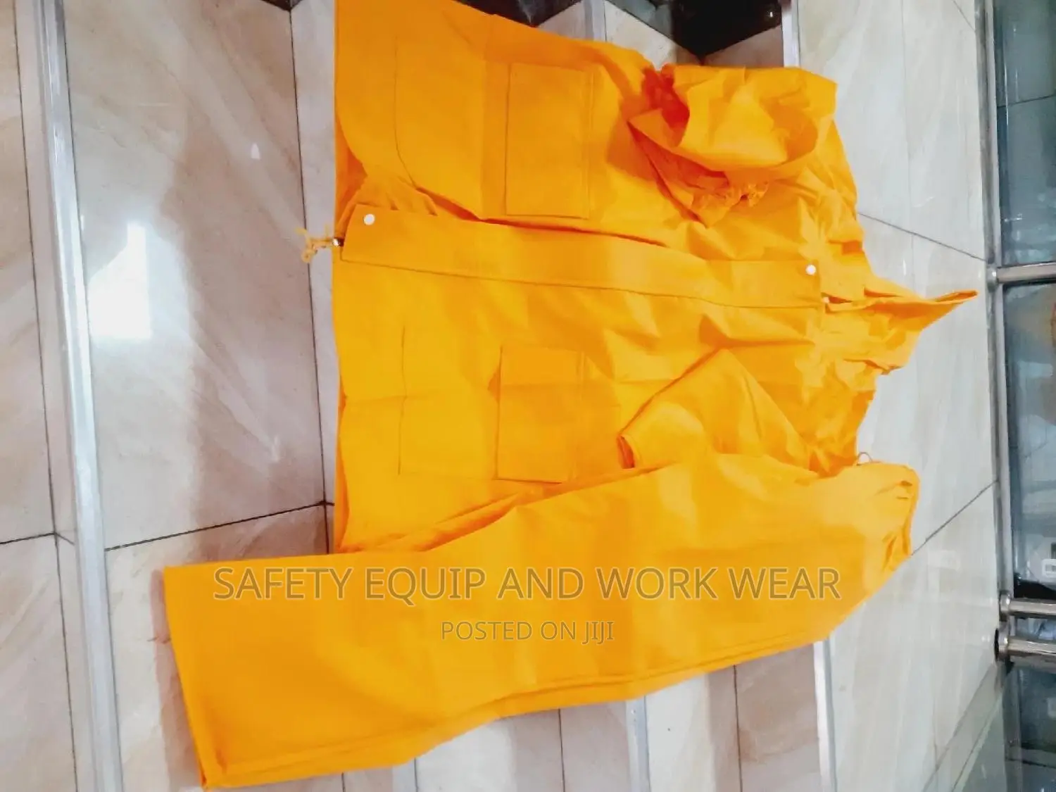 Yellow Pesticide Spray Suit