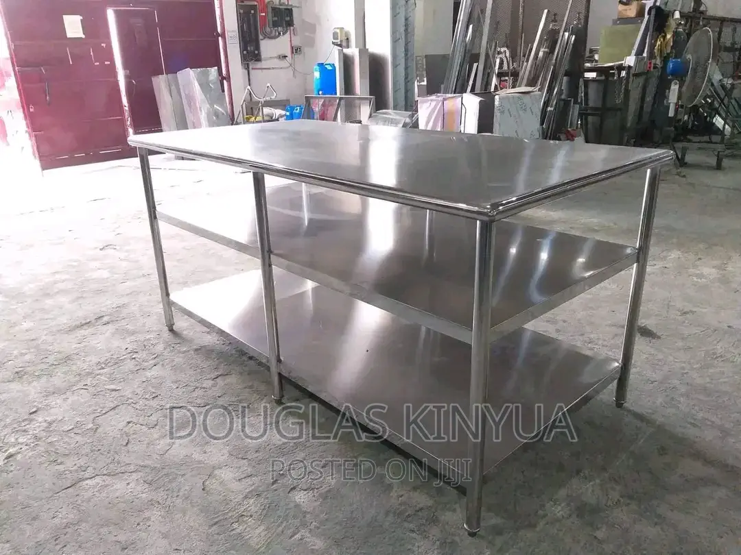 3tiers Stainless Steel Heavy Duty Working Table.