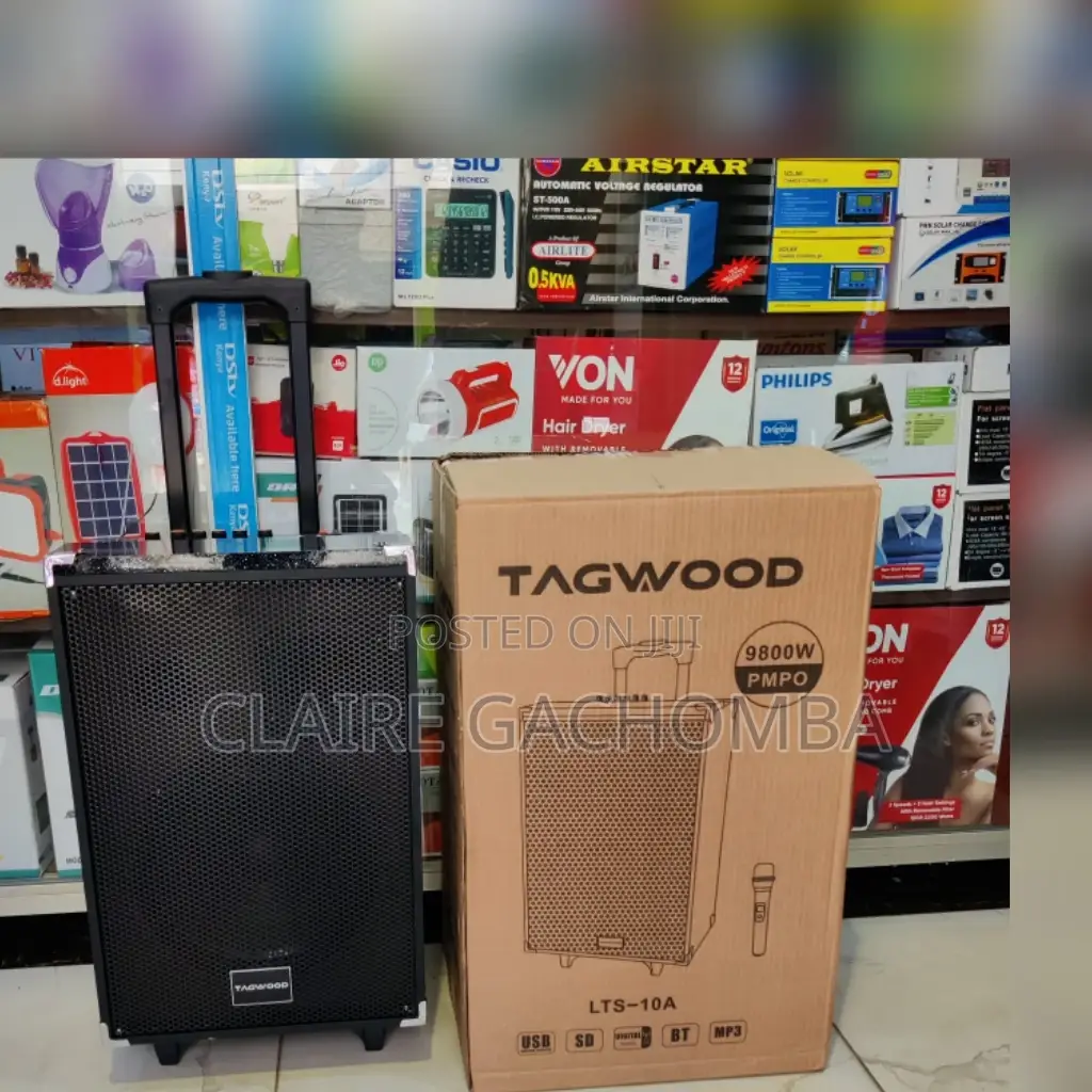New Tagwood 10 Inches Trolley Speaker.(LTS-10a).