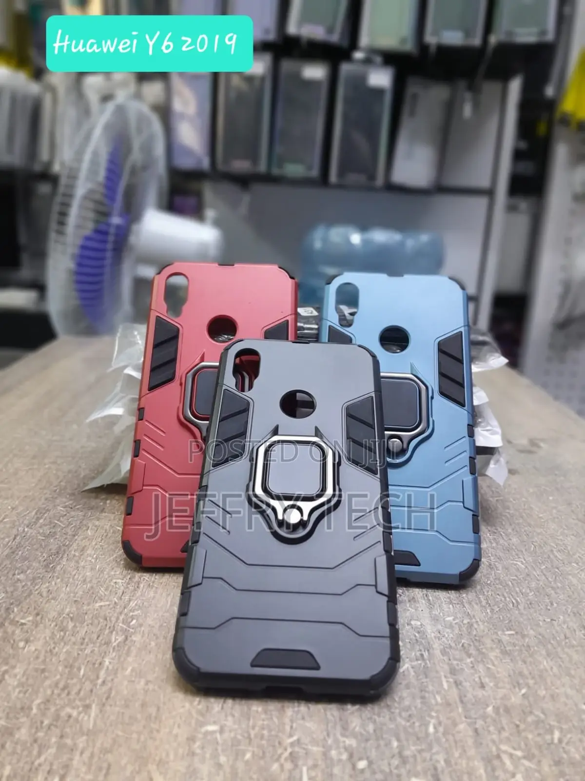 Huawei Y6 2019 Y6 Prime Armor Heavy Duty 360 Rotatable Ring