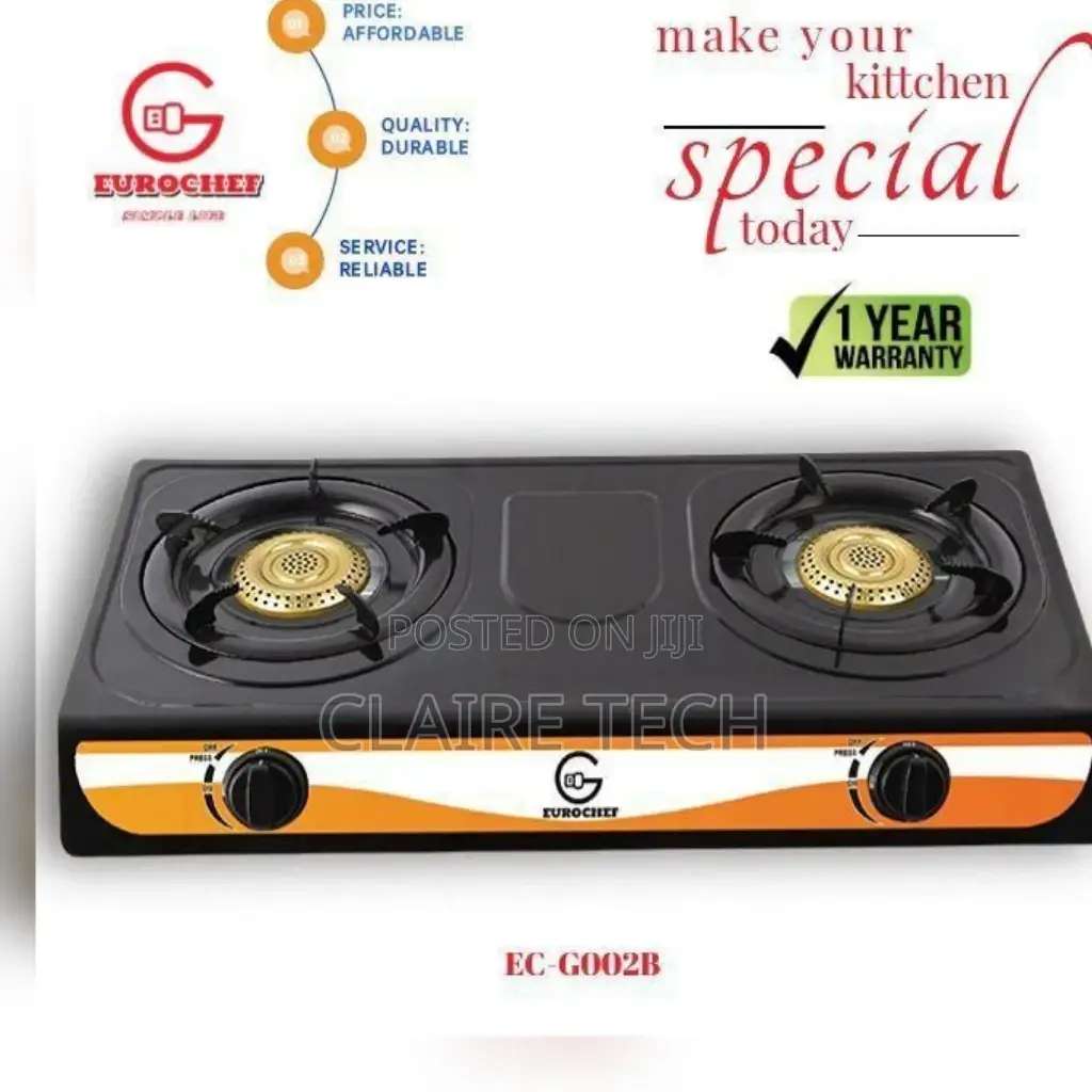 Eurochef Metallic 2 Burner Table Top