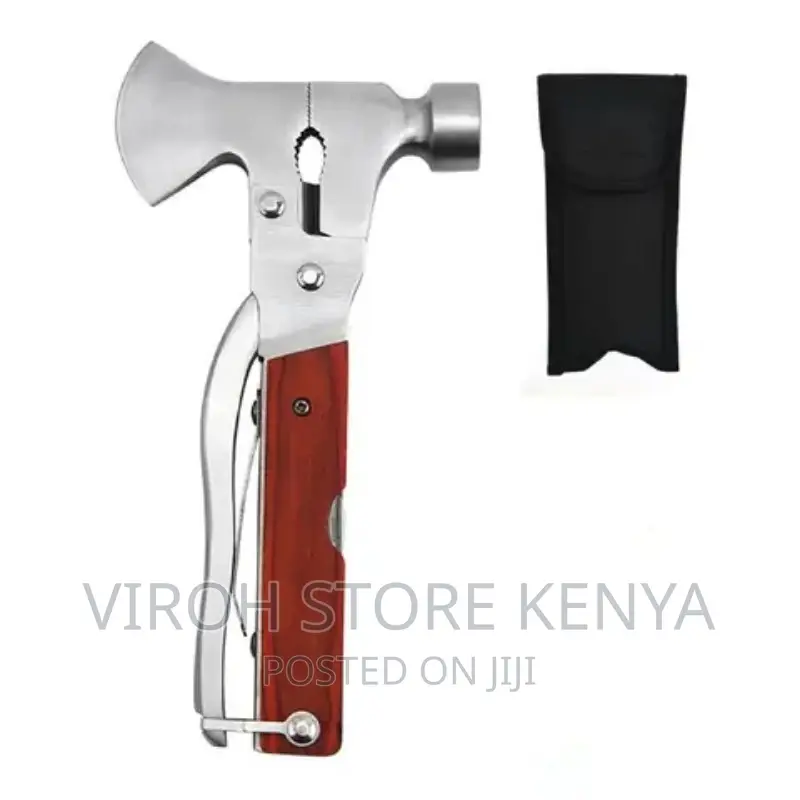 12 in 1 Multifunctional Hammer Axe Hand Tool - Cutter Knife