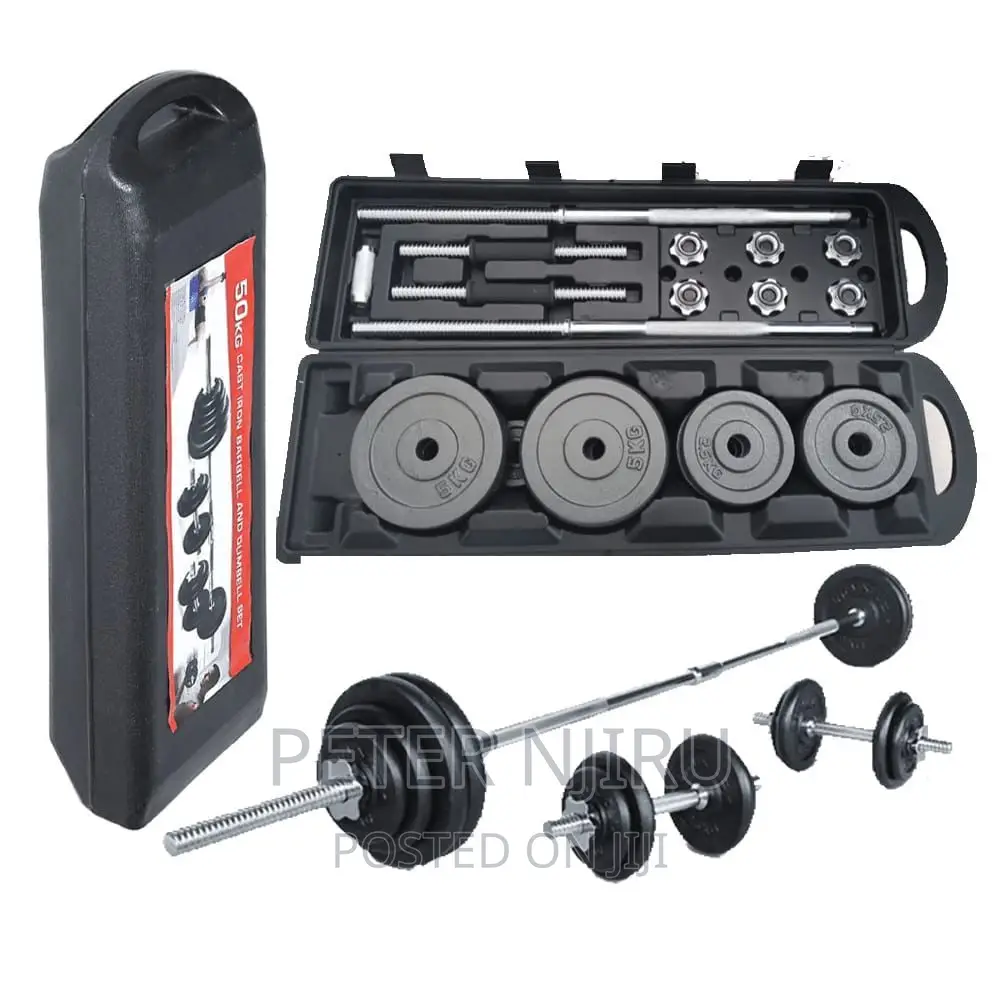 50kg Dumbbells/Barbell Set