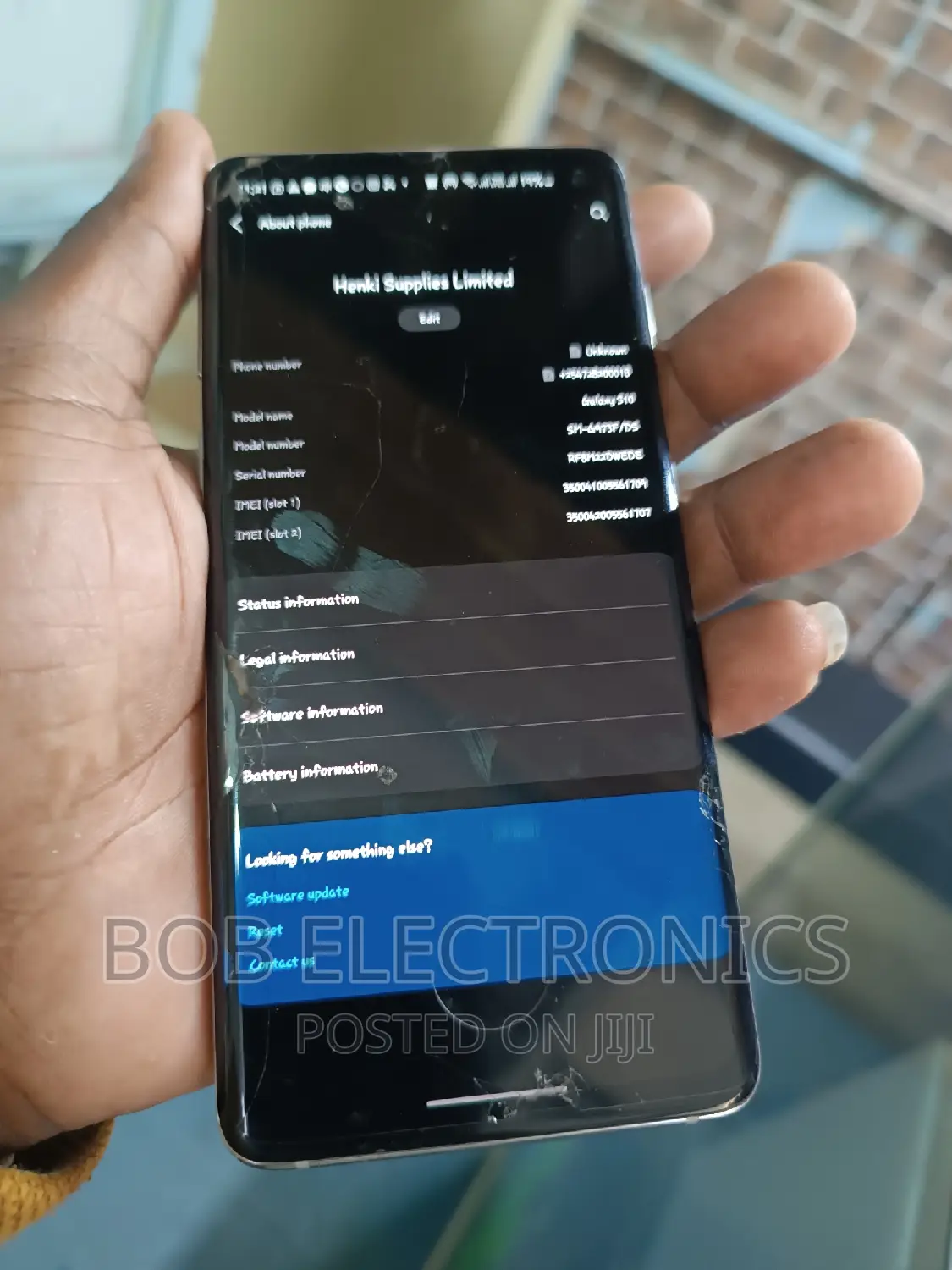 Samsung Galaxy S10 128 GB Blue