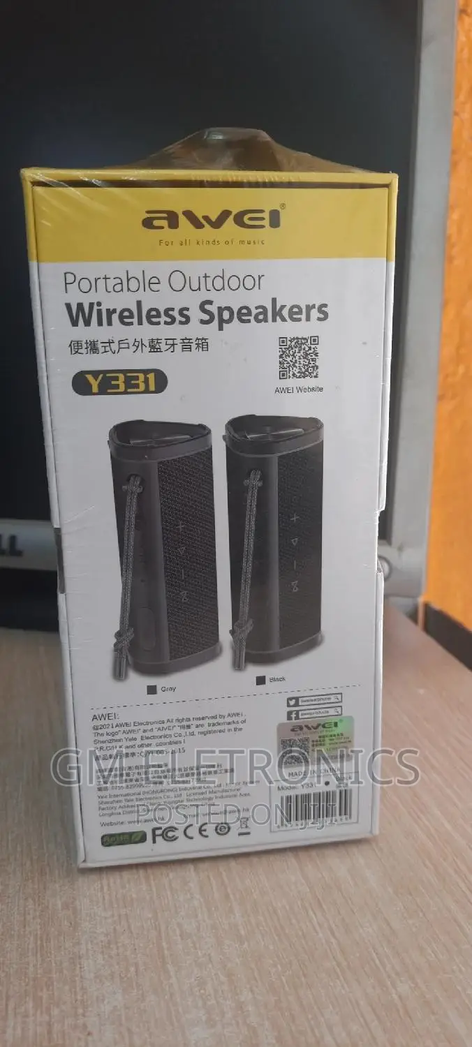 Original Awei Y331 Portable Bluetooth Speaker.