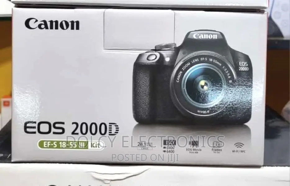 Canon Eos 2000d Dslr Camera With 18-55mm Lens