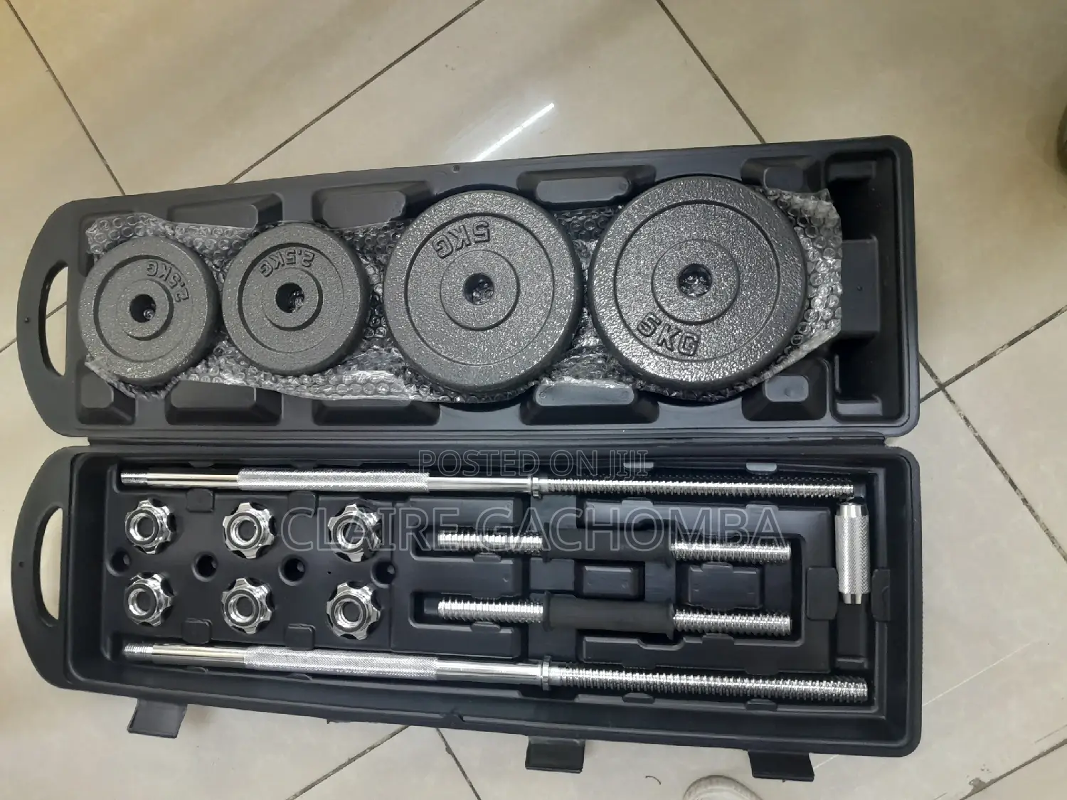 50 KGS Dumbbell With Barbell