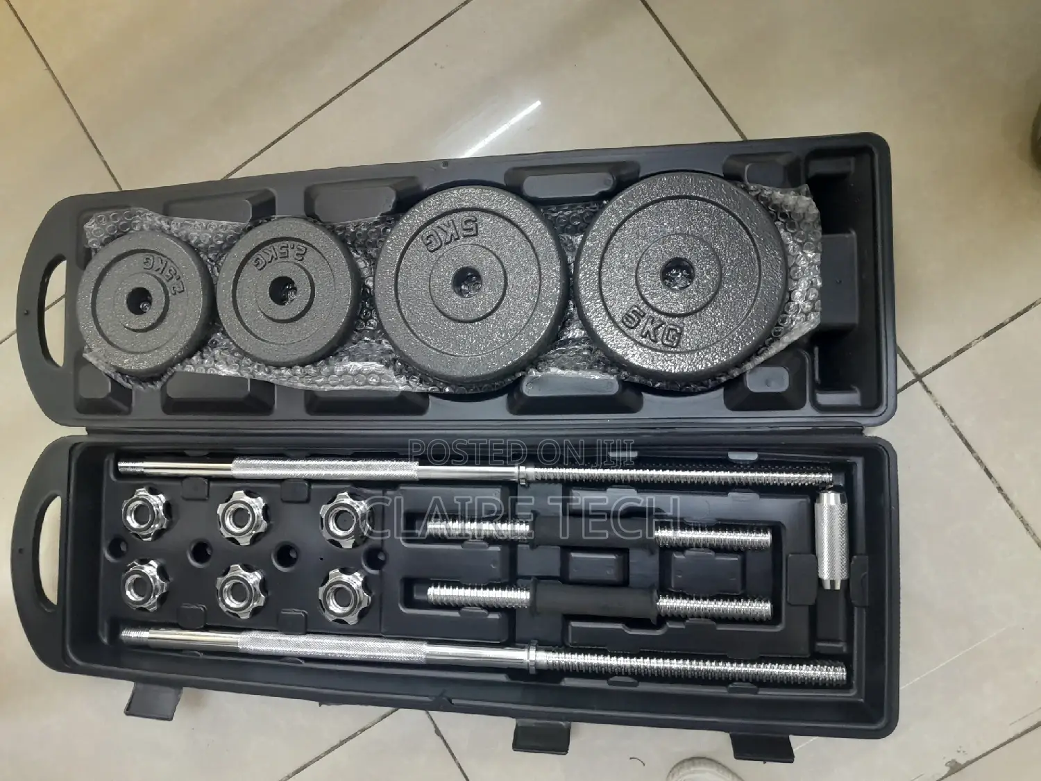 50 KGS Dumbbell With Barbell