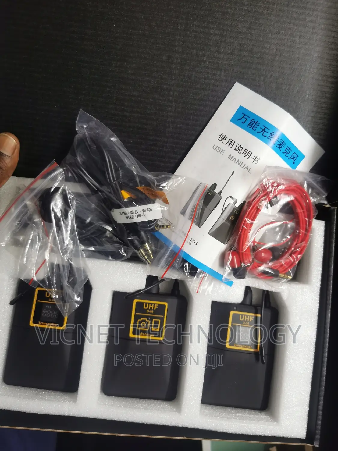 Uhf Senmatian Dual Wireless Microphones 2 in 1